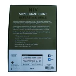 NIV Super Giant Print Reference Bible, Leathersoft, Teal 13 NIV Super Giant Print Reference Bible, Leathersoft, Teal -Books-Bible 210 0616 9