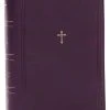 NKJV Compact Paragraph-Style Bible Purple Leathersoft With Zipper -Books-Bible 211 0260 0