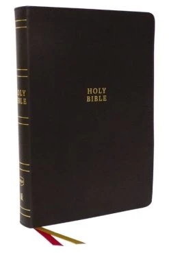 NKJV Holy Bible, Super Giant Print Reference Bible, Brown Bonded Leather