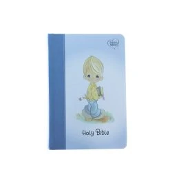 NKJV, Precious Moments Small Hands Bible, Blue, Hardcover -Books-Bible 211 0397 2