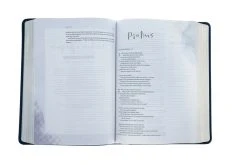 NLT Dayspring Hope & Encouragement Bible-Navy Blue LeatherLike -Books-Bible 212 0059 3