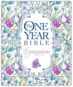 NLT2 One Year Creative Expressions Bible-Deluxe Floral Softcover
