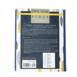NLT2 One Year Chronological Bible Creative Expressions -Deluxe Blue Hardcover -Books-Bible 212 0148 5