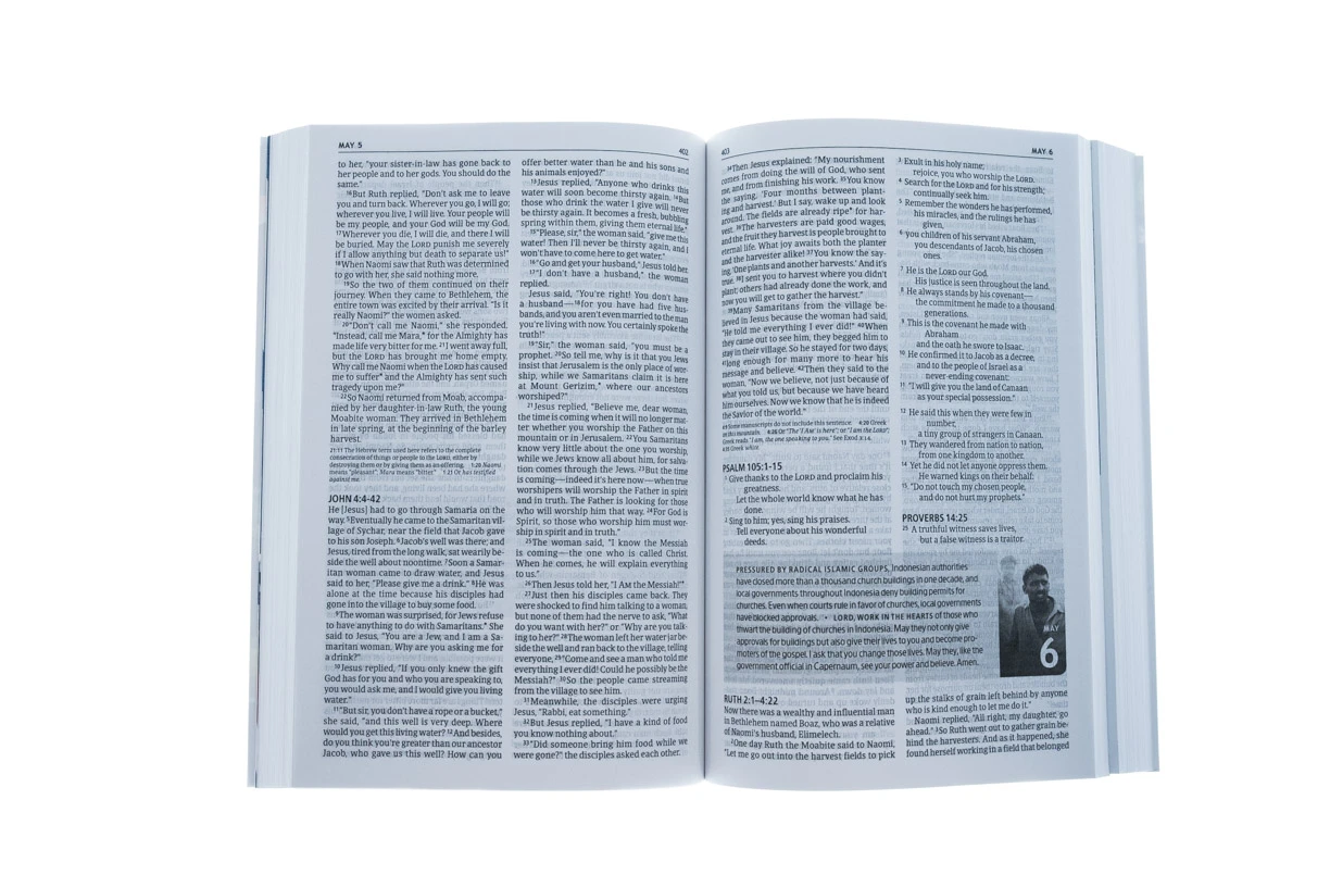 The One Year Pray For The Persecuted Bible NLT (Softcover) 5 The One Year Pray For The Persecuted Bible NLT (Softcover) - Image 3