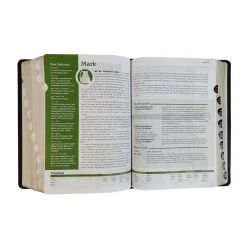NLT Life Application Study Bible, Third Edition, Large Print Black Leather -Books-Bible 212 0185 3 1