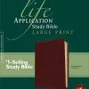 NLT Life Application Study Bible Large Print Brown Imitation Leather 1 NLT Life Application Study Bible Large Print Brown Imitation Leather -Books-Bible 212 0186 0 1