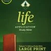 NLT Life Application Study Bible, Third Edition, Large Print Brown Leather -Books-Bible 212 0187 0 2