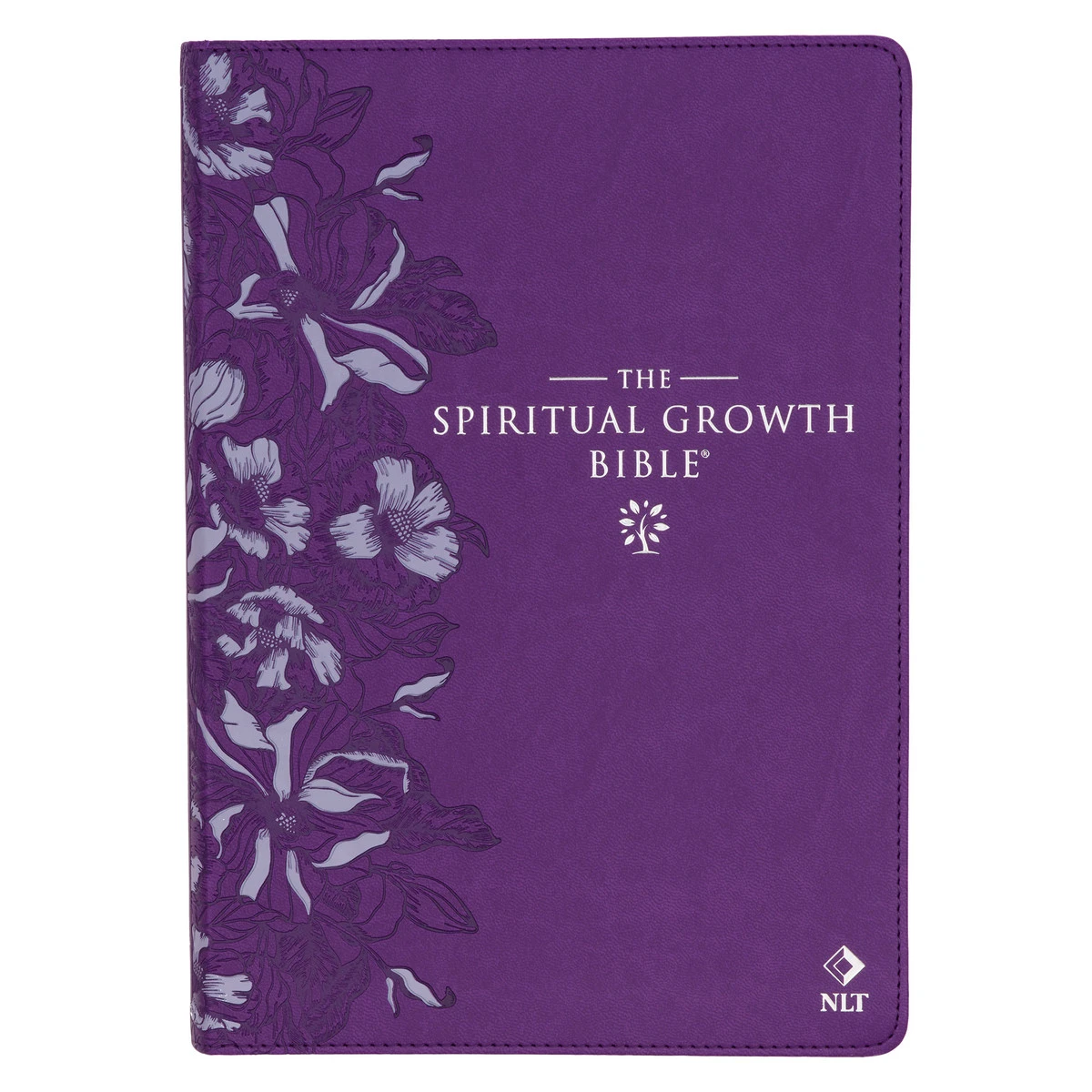 NLT Purple Faux Leather Spiritual Growth Bible 3 NLT Purple Faux Leather Spiritual Growth Bible