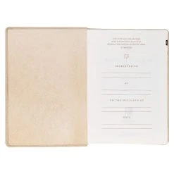 NLT Pearlescent Taupe Faux Leather Spiritual Growth Bible -Books-Bible 212 0207 3