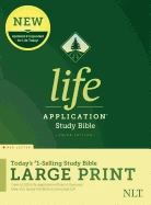 NLT Life Application Study Bible, Third Edition, Large Print -Red