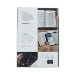 Filament Bible NLT -Leatherlike, Black, Indexed: The Print+digital Bible -Books-Bible 212 1151 5 1