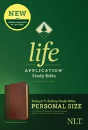 NLT Life Application Study Bible, Third Edition, Personal Size LeatherLike,