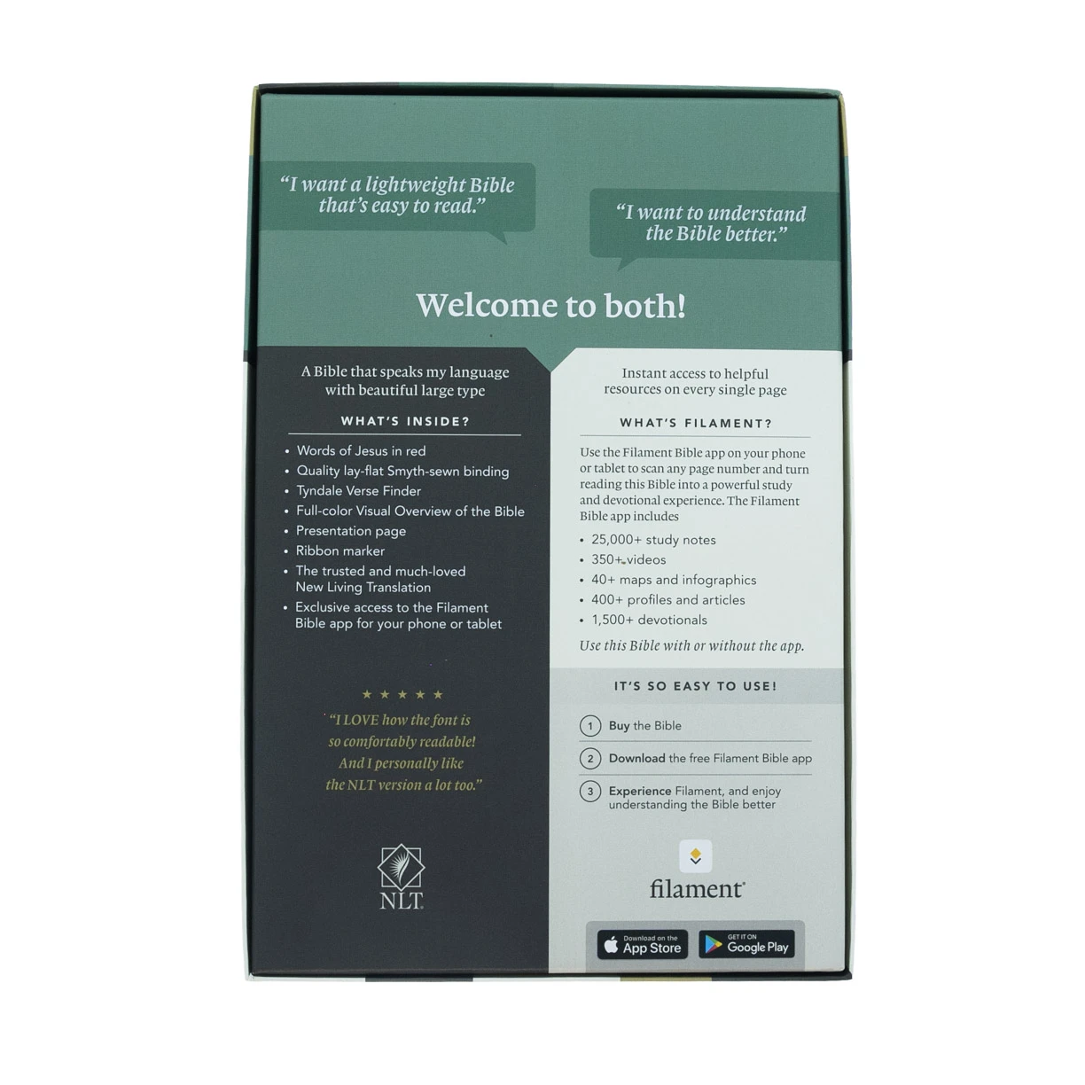 NLT Personal Size Giant Print Bible, LeatherLike, Rustic Brown 7 NLT Personal Size Giant Print Bible, LeatherLike, Rustic Brown - Image 5