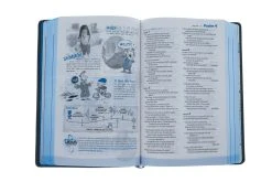 NLT Hands-On Bible Leatherlike, Dark Gray/Blue Cross 11 NLT Hands-On Bible Leatherlike, Dark Gray/Blue Cross -Books-Bible 212 1172 3 2