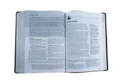 NLT Life Recovery Bible, Second Edition Leatherlike, Rustic Brown -Books-Bible 212 1174 6