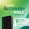 NLT Life Recovery Bible, Second Edition, Personal Size Leatherlike, Black/Onyx -Books-Bible 212 1175 0 1