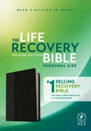 NLT Life Recovery Bible, Second Edition, Personal Size Leatherlike, Black/Onyx