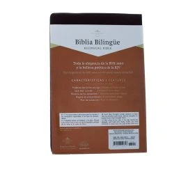 Spanish-RVR 1960/KJV Bilingual Bible-Burgundy Imitation Leather -Books-Bible 216 0002 4