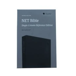 NET Bible, Single-Column Reference, Leathersoft, Black -Books-Bible 221 0015 1