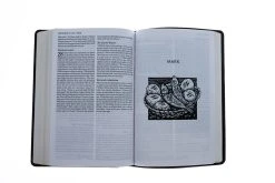 NET Thinline Art Edition/Large Print Brown Leathersoft -Books-Bible 221 0025 5