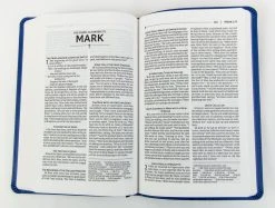 NRSVUE Gift Bible, Leathersoft, Blue, Comfort Print -Books-Bible 226 0013 2 1