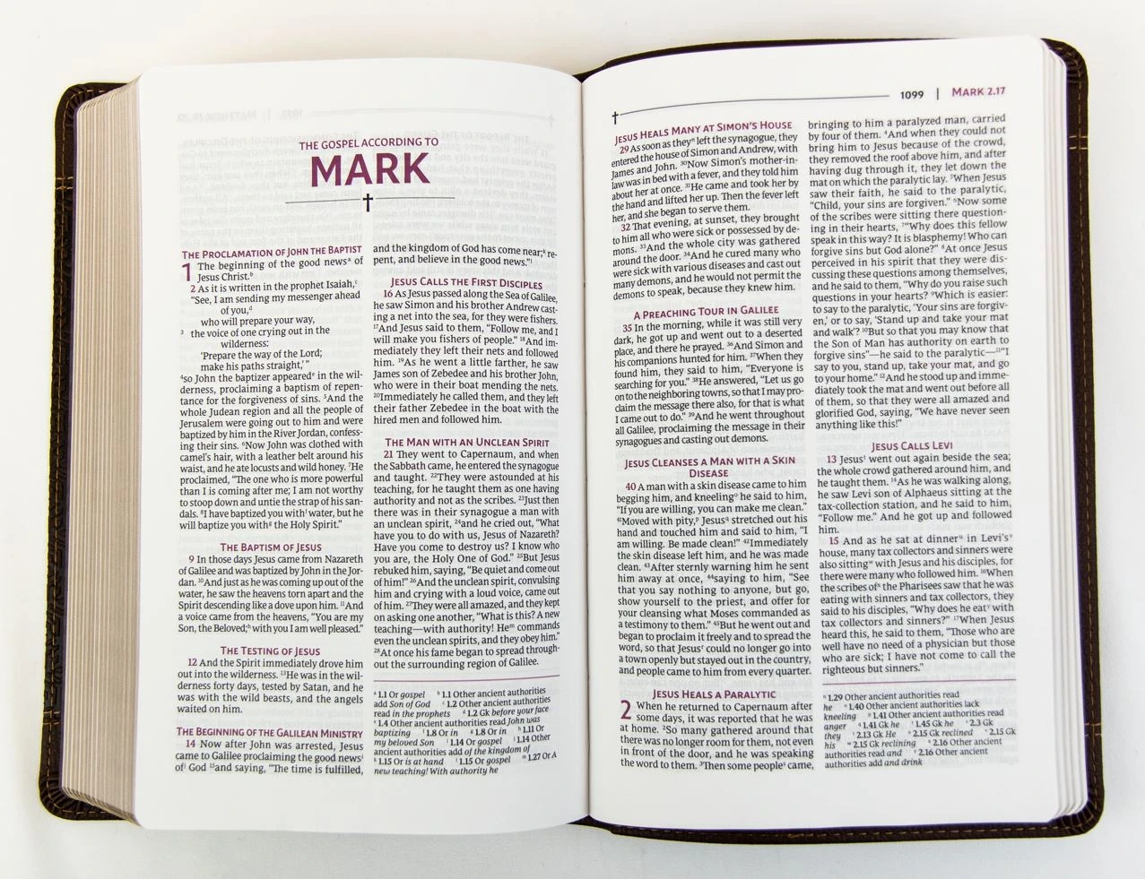 NRSVUE Holy Bible With Apocrypha Personal Size, Brown 6 NRSVUE Holy Bible With Apocrypha Personal Size, Brown - Image 4