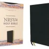 NVSVUE Holy Bible, Leathersoft, Black, Comfort Print -Books-Bible 226 0017 0
