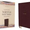 NRSVUE Holy Bible, Leathersoft, Burgundy, Comfort Print -Books-Bible 226 0018 0