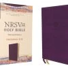 NRSVUE Holy Bible, Personal Size, Leathersoft, Purple, Comfort Print -Books-Bible 226 0020 0