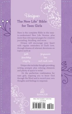NLV Unique Bible For Teen Girls -Books-Bible 226 0029 1